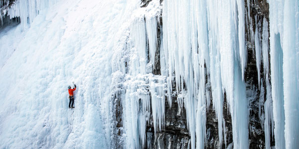 Ice climbing